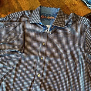 Robert Graham chequered shirt size XL